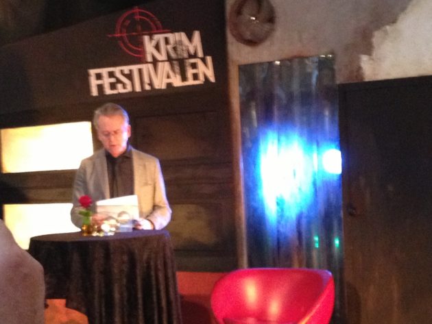 Gunnar Staalesen åpner Krimfestivalen. Foto: Tom Egeland