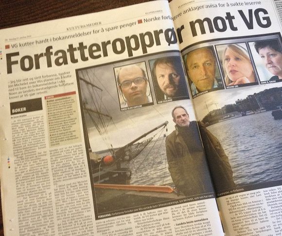 Forfatteropprop mot VG